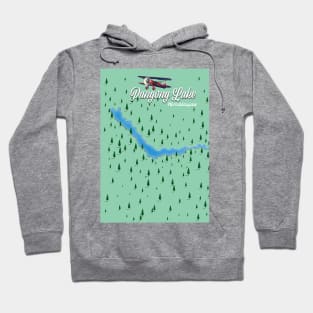 Pangong Lake map Hoodie